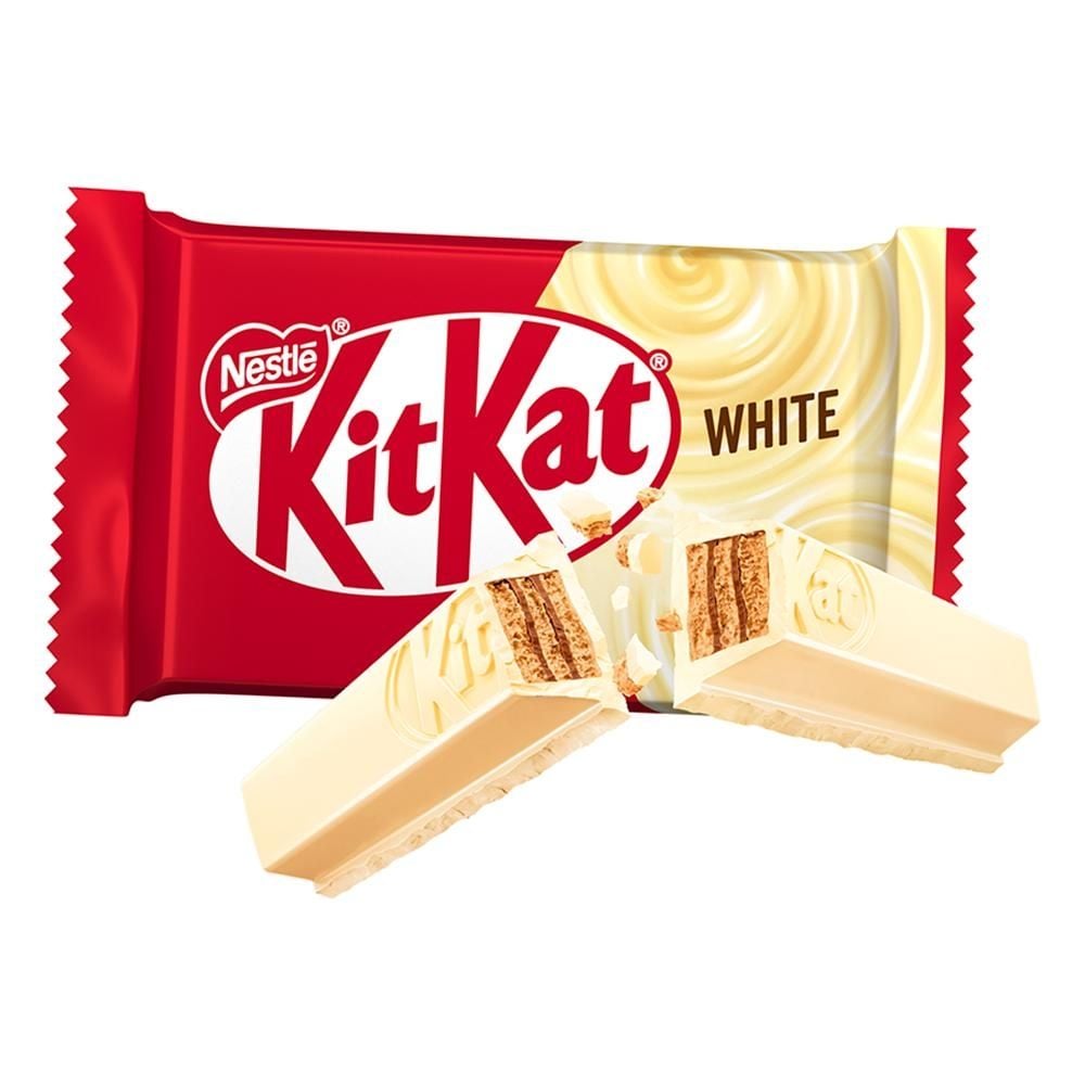 KitKat 4Finger White Baton pokryty białą polewą 41,5 g