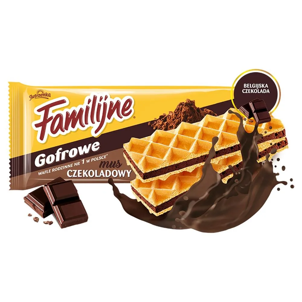 Familijne Gofrowe wafle z musem czekoladowym 130 g