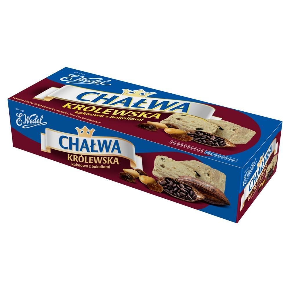 E. Wedel Chałwa królewska kakaowa z bakaliami 250 g