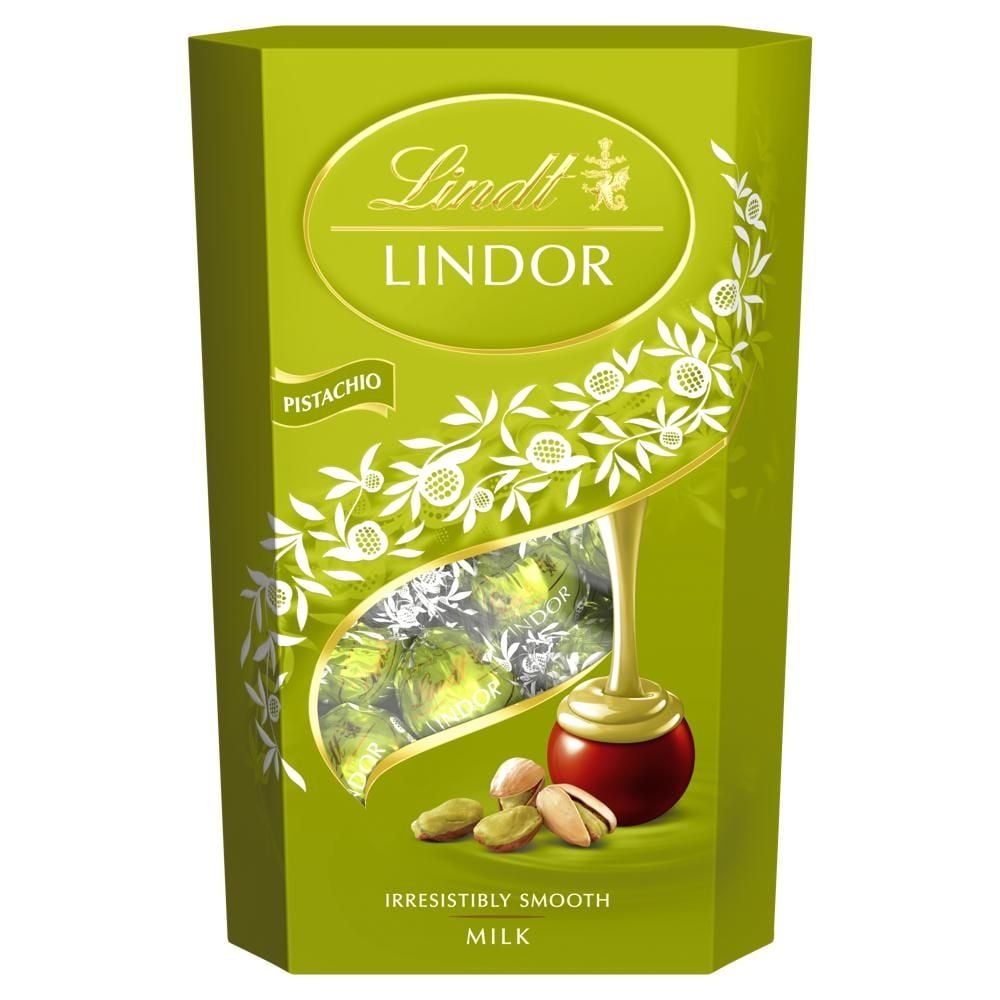 Lindt Lindor Pistachio Praliny z czekolady mlecznej 337 g