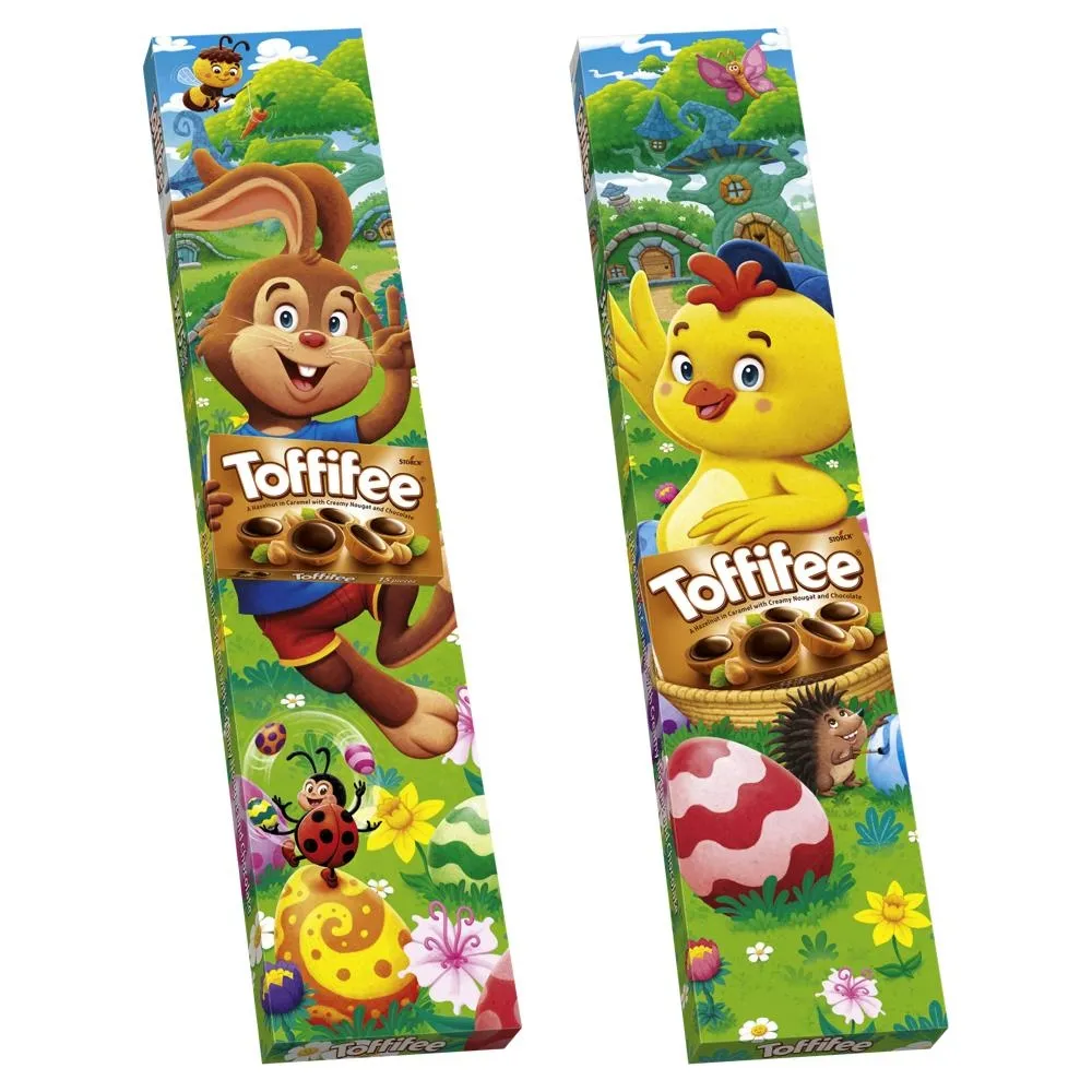 Toffifee Orzech laskowy w karmelu kremie orzechowym i czekoladzie 375 g (3 x 125 g)