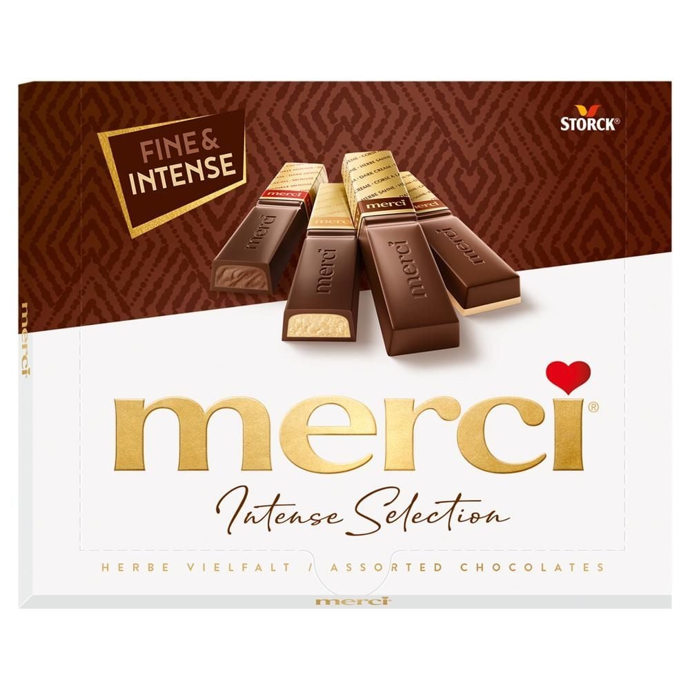 merci Intense Selection Kolekcja czekoladek deserowych 250 g (20 sztuk)