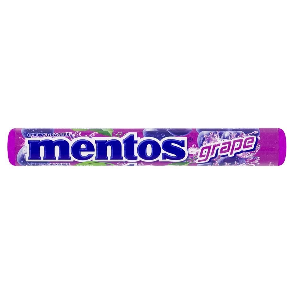 Mentos Grape Cukierki do żucia 37,5 g (14 sztuk)