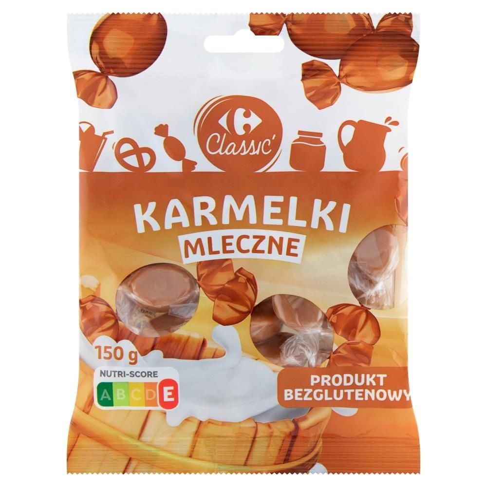 Carrefour Classic Karmelki mleczne 150 g