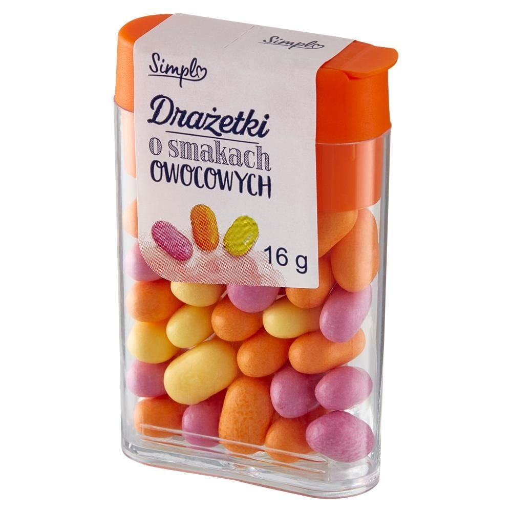 Simpl Drażetki o smakach owocowych 16 g