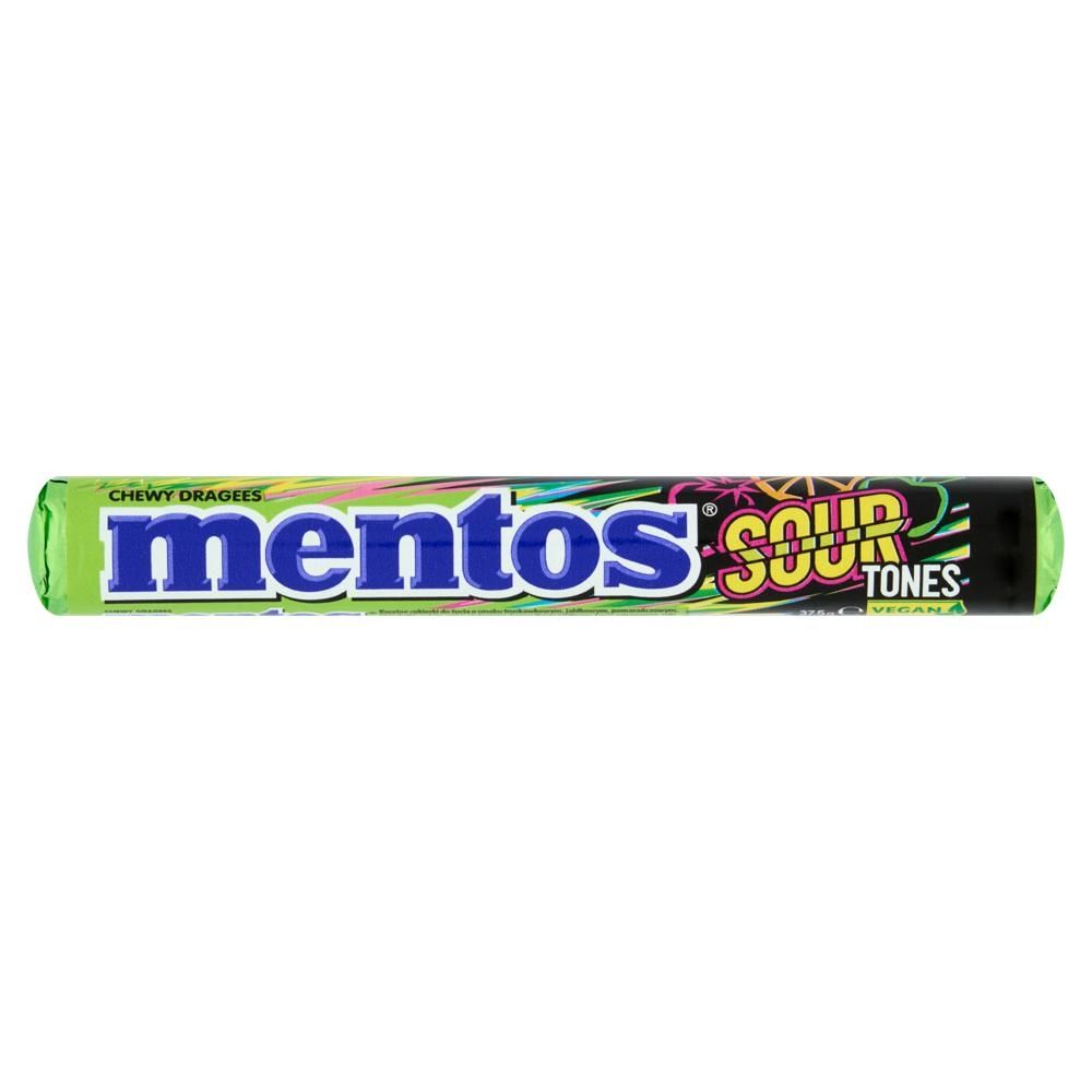 Mentos Sour Tones Kwaśne cukierki do żucia 37,5 g (14 sztuk)