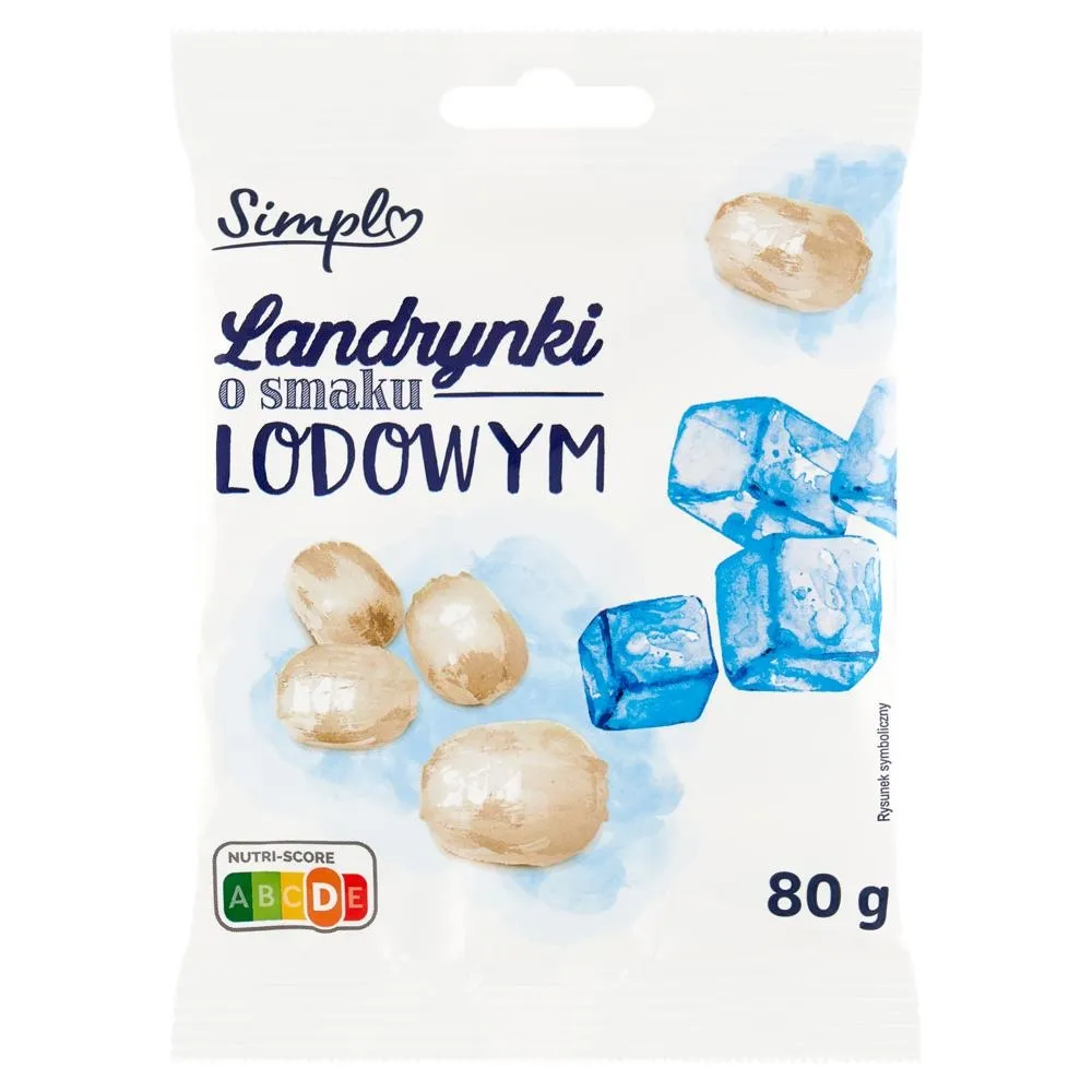 Simpl Landrynki o smaku lodowym 80 g