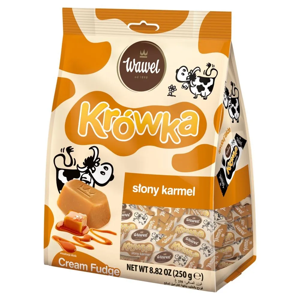 Wawel Krówka Pomadki słony karmel 250 g