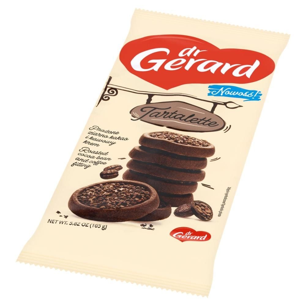 Dr Gerard Kruchy herbatnik kakaowy z kremem kawowym 165 g