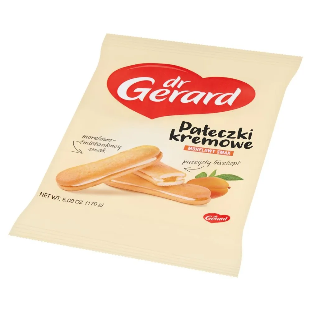 Dr Gerard Pałeczki kremowe morelowy smak 170 g