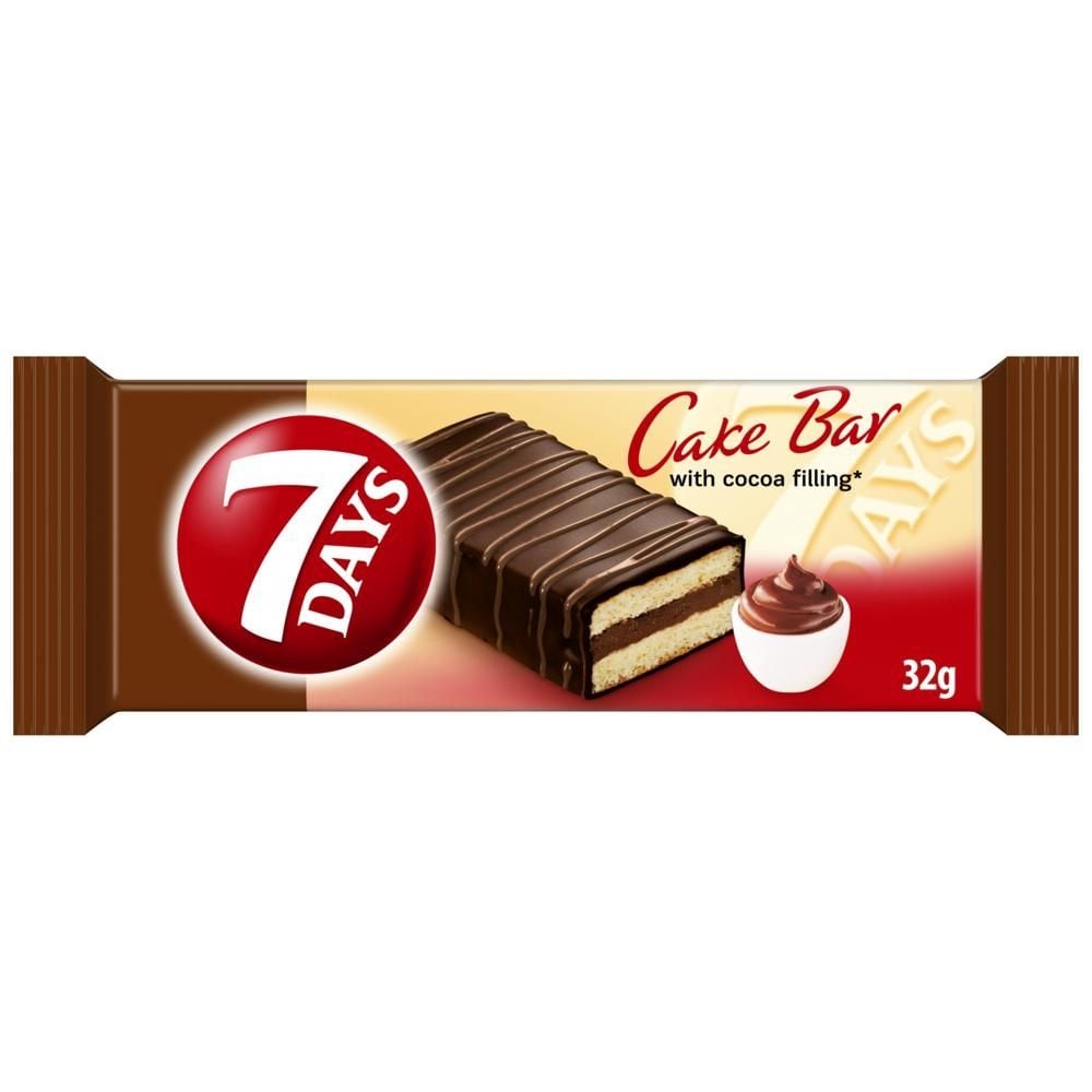 7 Days Miękkie ciastko z nadzieniem kakaowym pokryte polewą kakaową 32 g