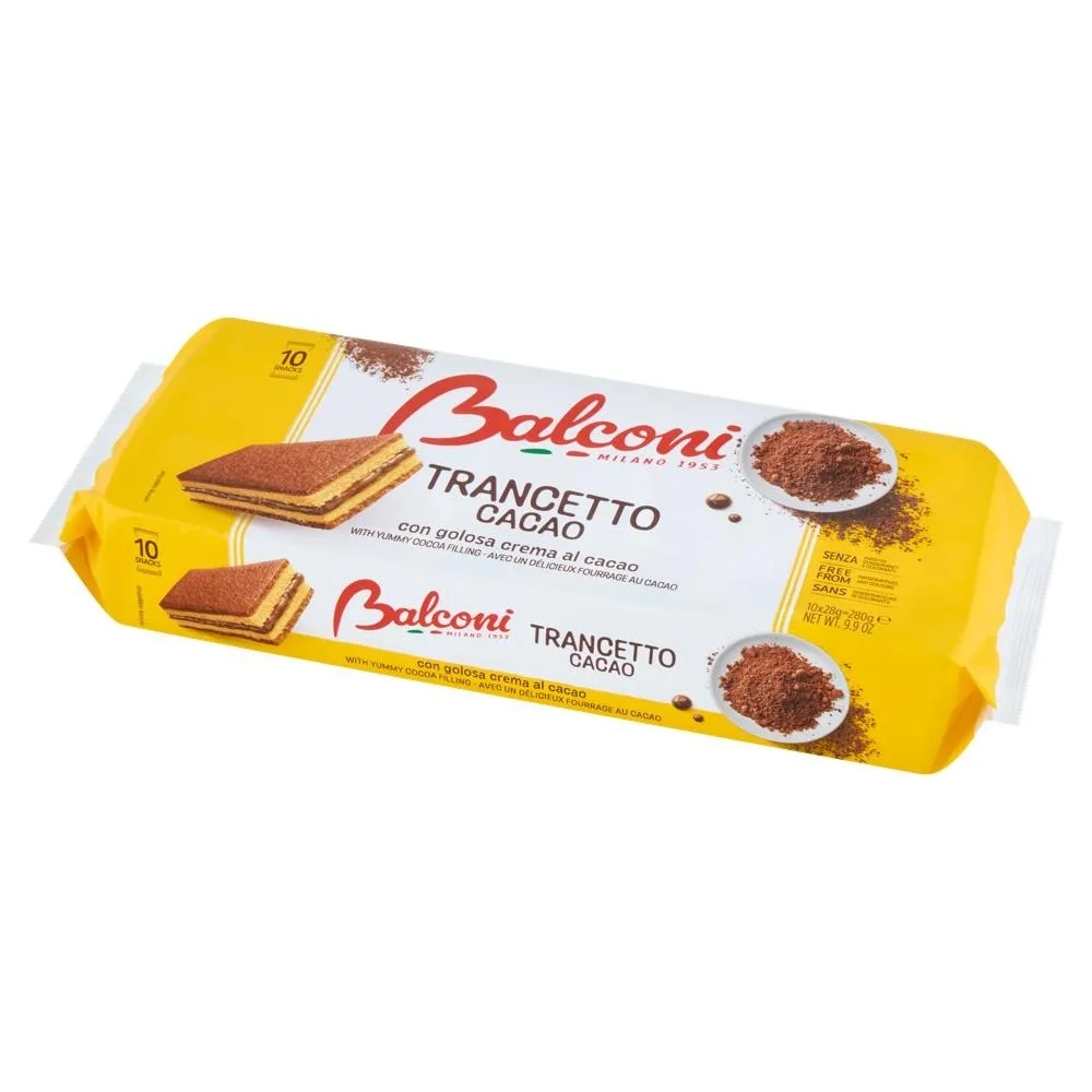 Balconi Trancetto Cacao Wypiekany wyrób cukierniczy 280 g (10 x 28 g)