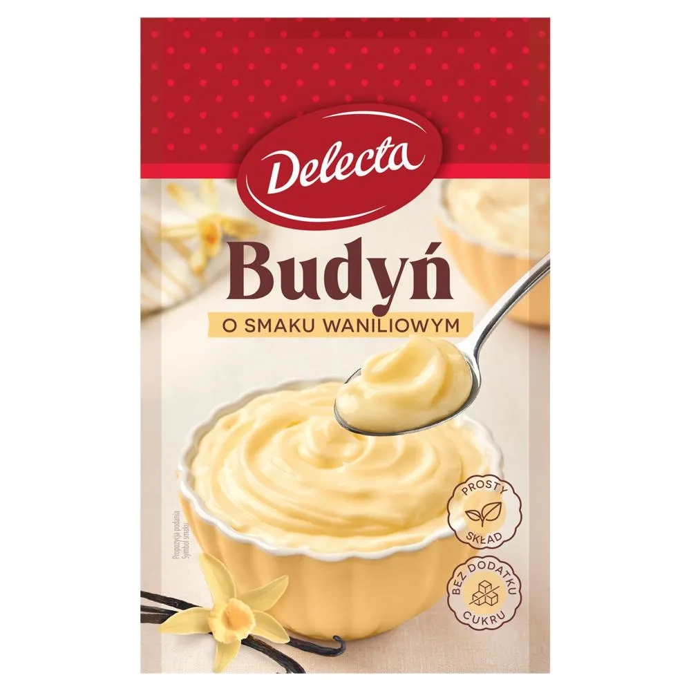 Delecta Budyń o smaku waniliowy 40 g