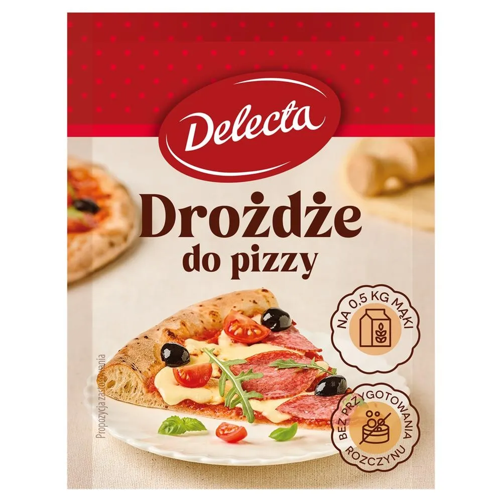 Delecta Drożdże do pizzy 8 g