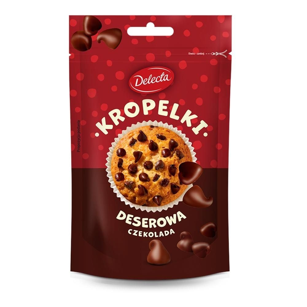 Delecta Kropelki deserowa czekolada 80 g