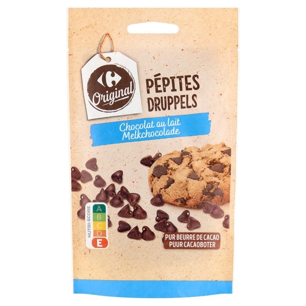 Carrefour Original Krople z czekolady mlecznej 100 g