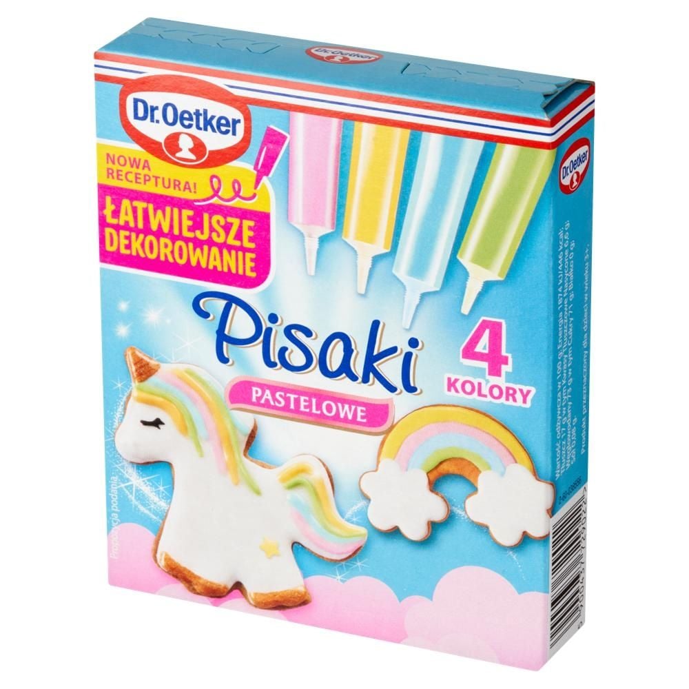 Dr. Oetker Pisaki pastelowe 68 g (4 x 17 g)