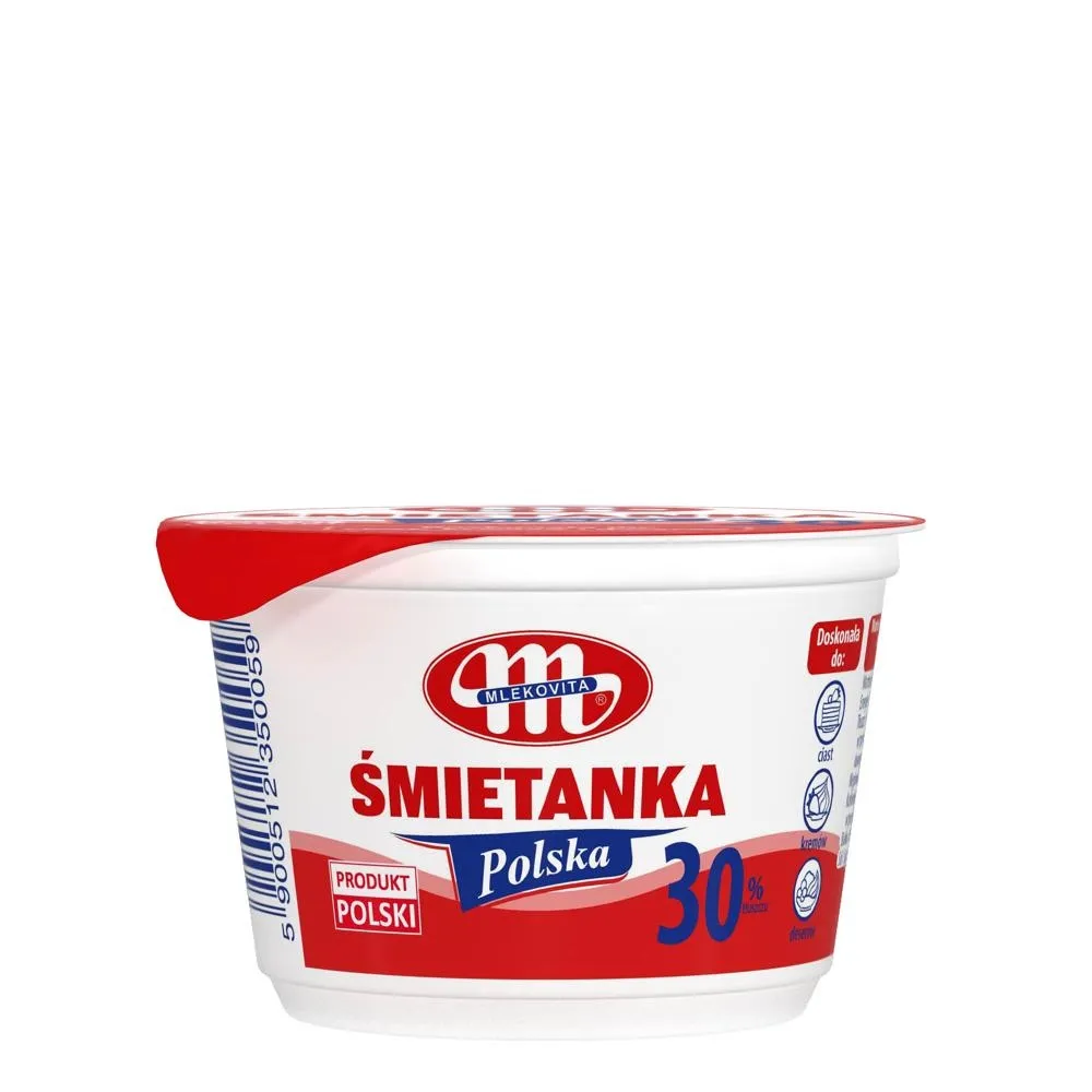 Mlekovita Śmietanka Polska 30% tłuszczu 200ml