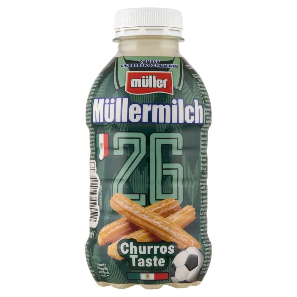 Müller Müllermilch Napój mleczny o smaku churrosów z cynamonem 400 g