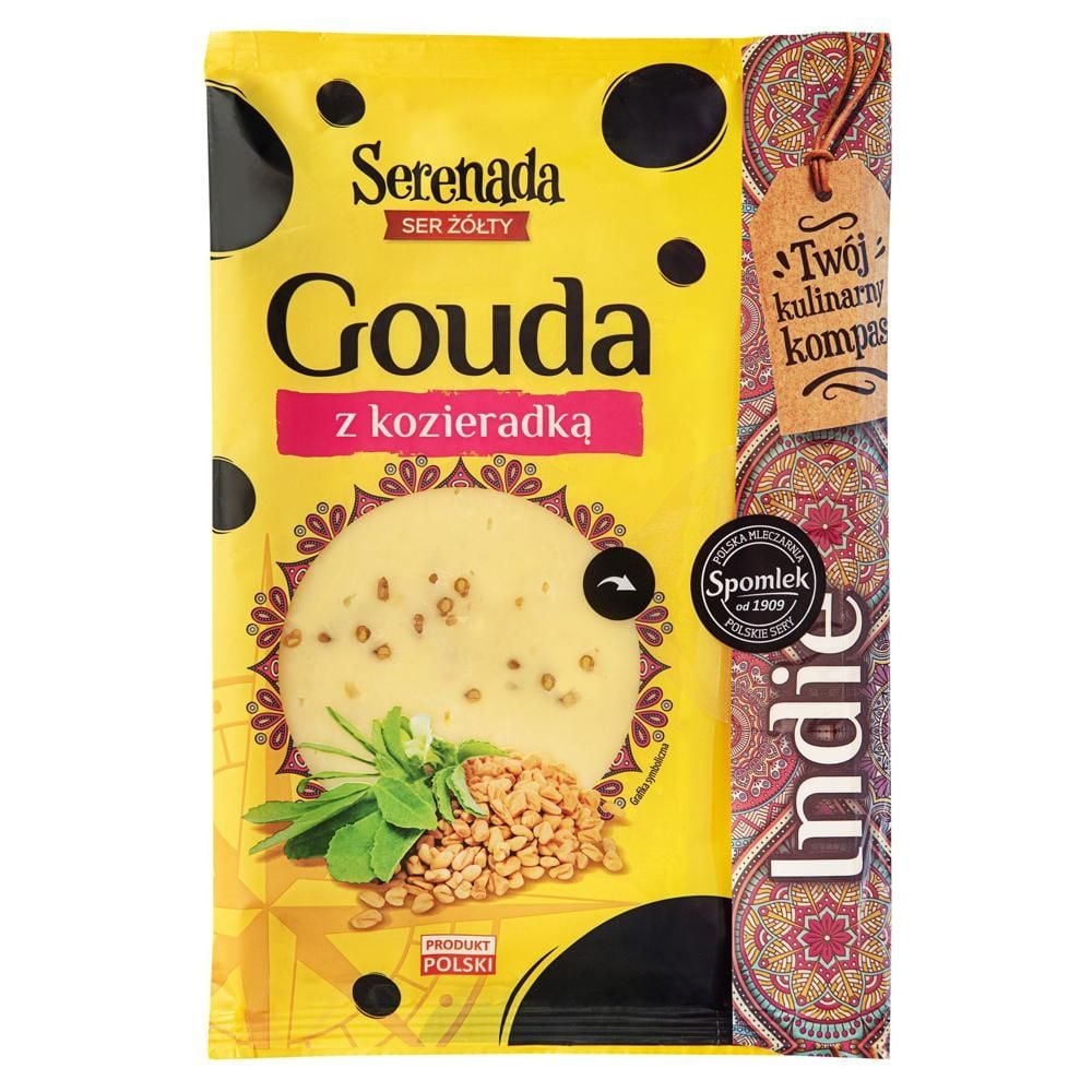 Serenada Ser żółty gouda z kozieradką 135 g