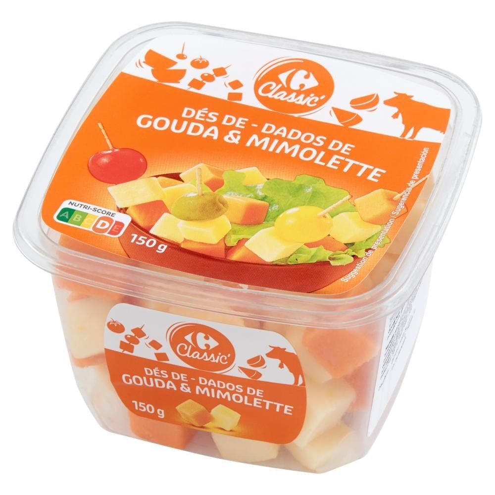 Carrefour Classic Mieszanka sera mimolette i sera gouda 150 g