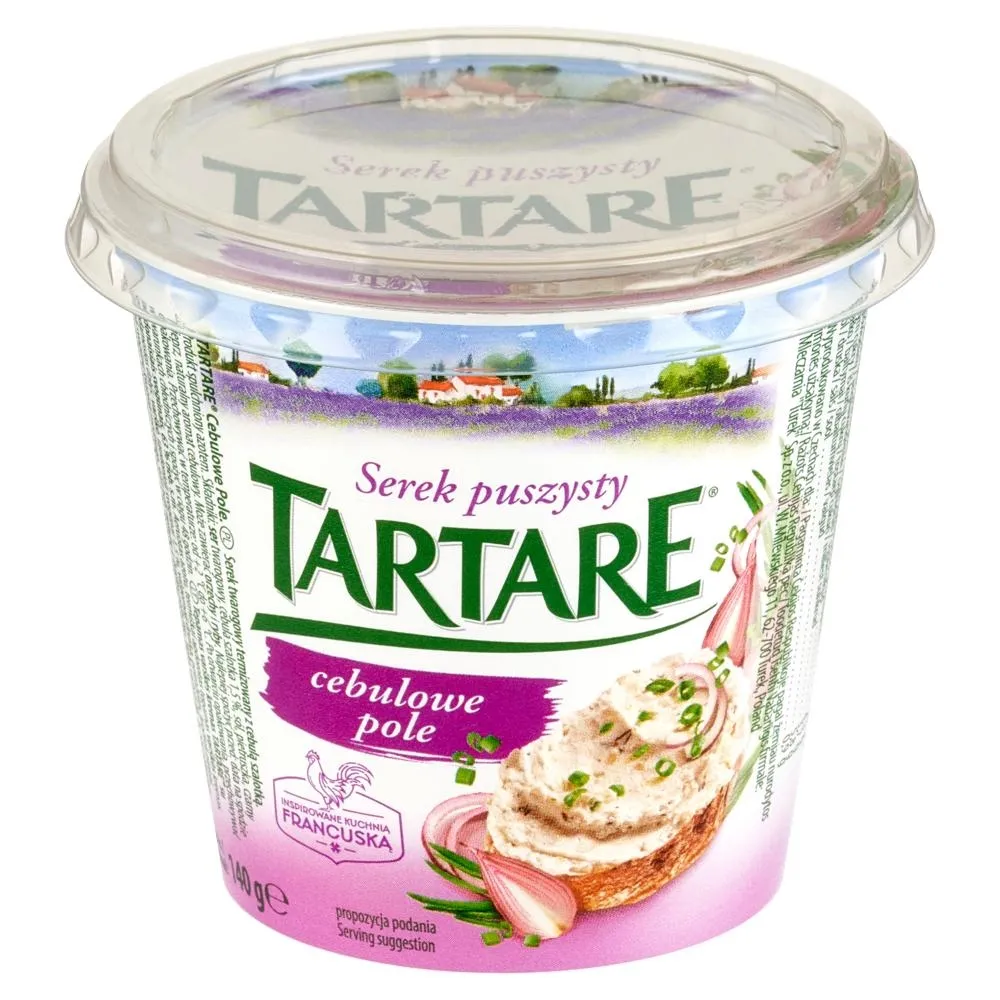 Tartare Serek puszysty cebulowe pole 140 g