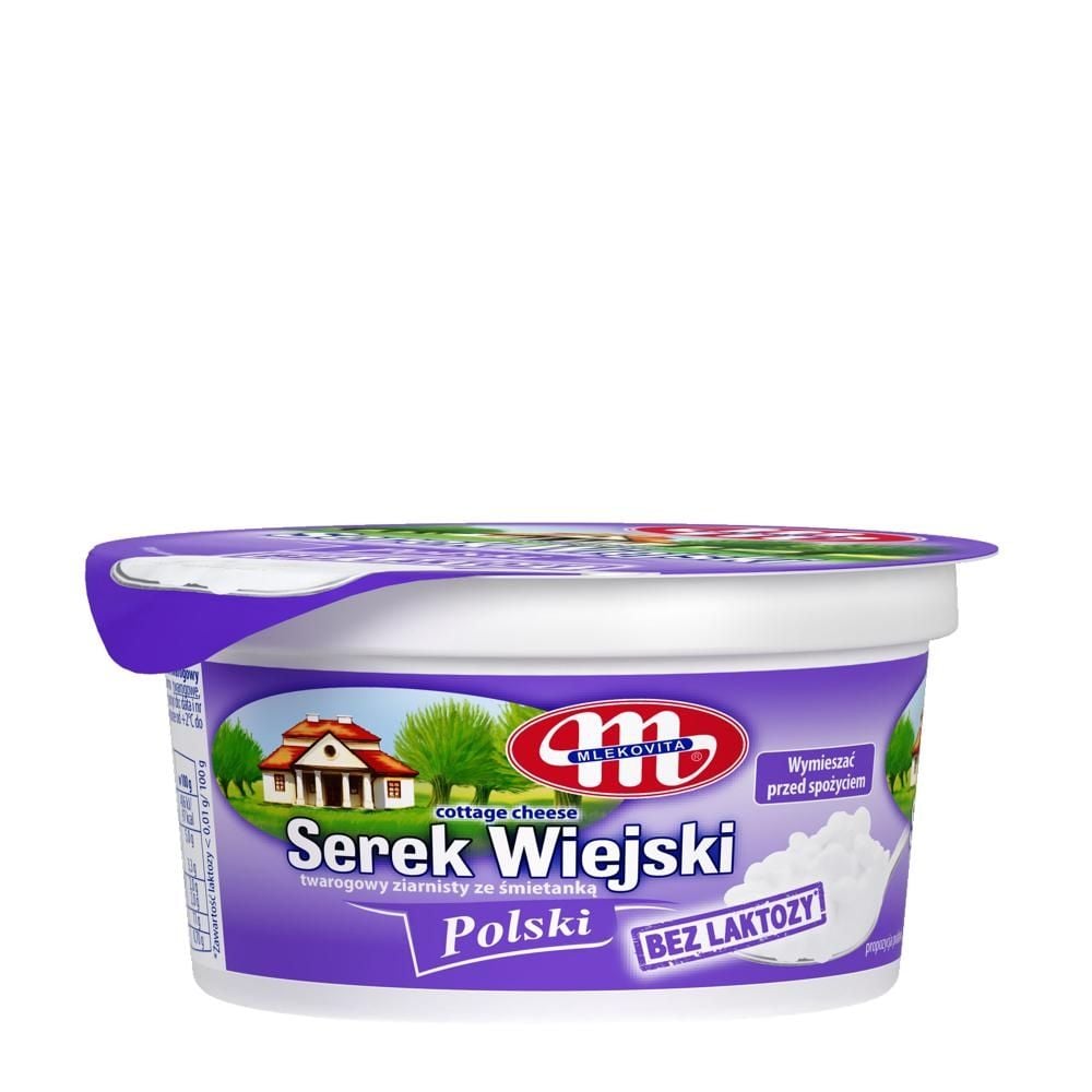 Mlekovita Serek wiejski Polski bez laktozy 180g