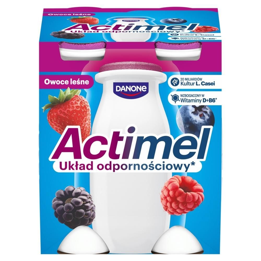 Actimel Napój jogurtowy owoce leśne g (4 x 100 g)