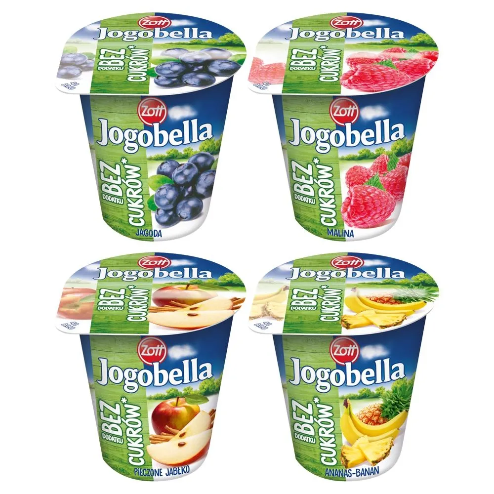 Zott Jogobella Bez dodatku cukrów Jogurt owocowy Classic 150 g