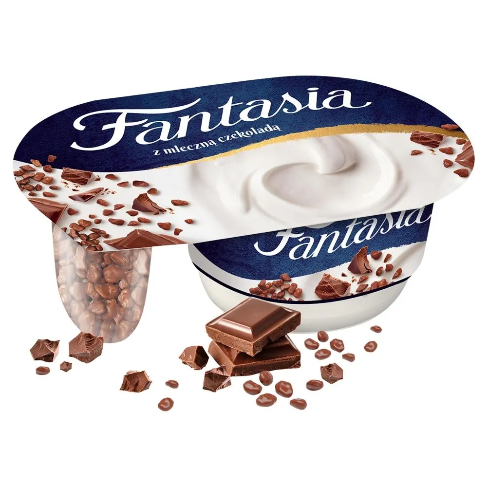 Fantasia Jogurt kremowy z kawałkami czekolady mlecznej 106 g