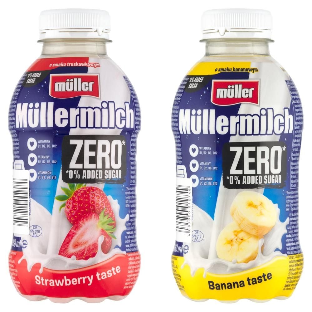 Müller Müllermilch Zero Napój mleczny 400 g