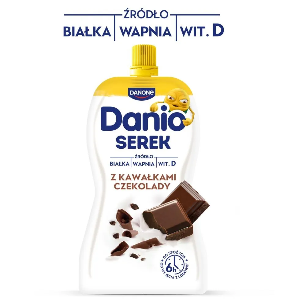 Danio Serek z kawałkami czekolady 120 g