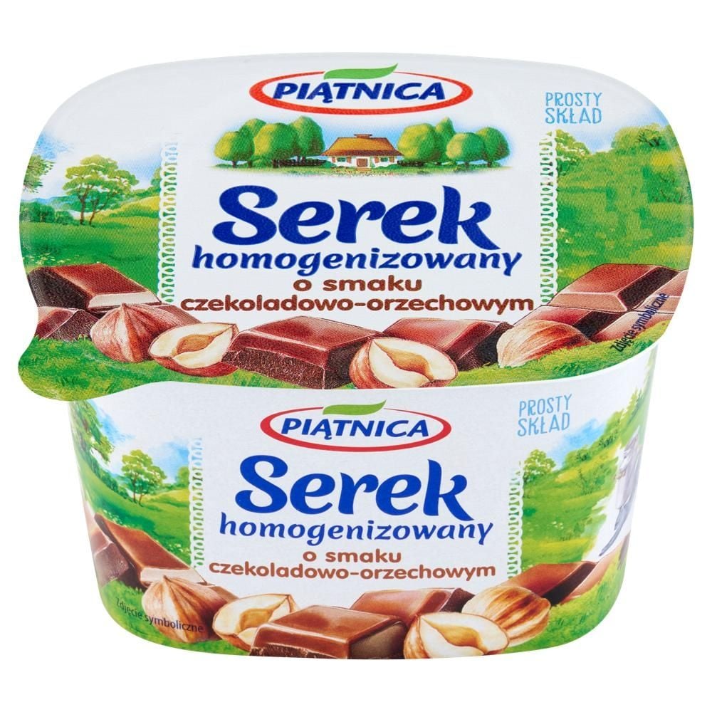 Piątnica Serek homogenizowany o smaku czekoladowo-orzechowym 150 g