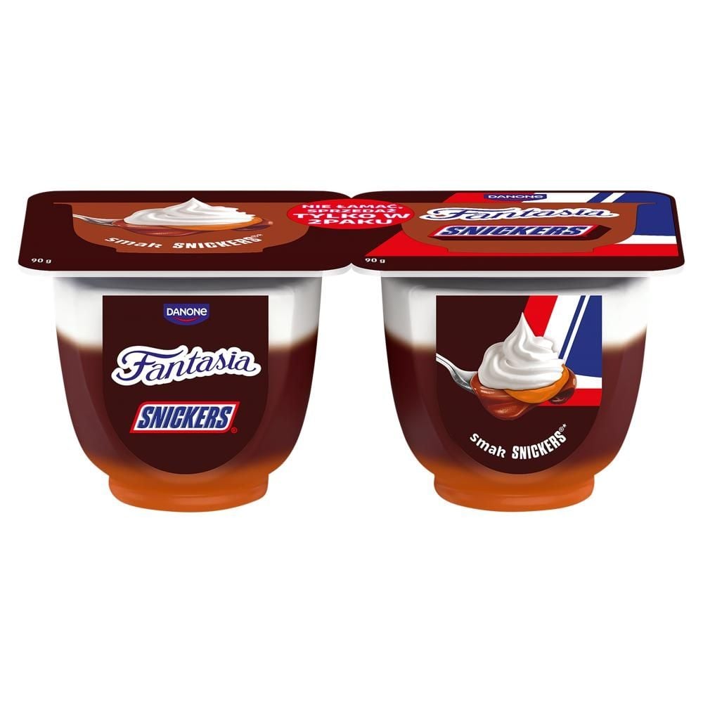Fantasia Deser mleczny smak snickers 180 g (2 x 90 g)