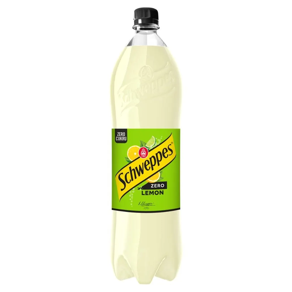 Schweppes Zero Lemon Napój gazowany 1,35 l