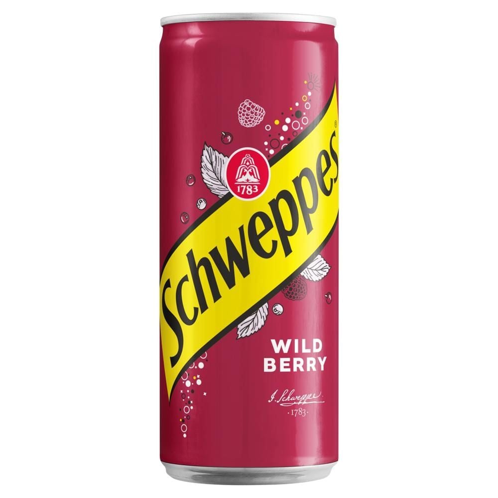 Schweppes Wild Berry Napój gazowany 0,33 l