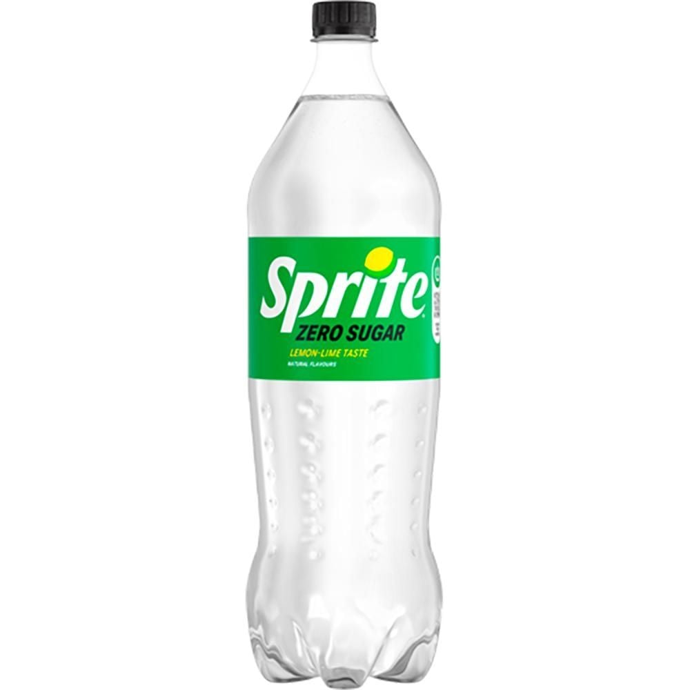 Sprite Zero Sugar Napój gazowany o smaku cytrynowo-limonkowym 1,5 l