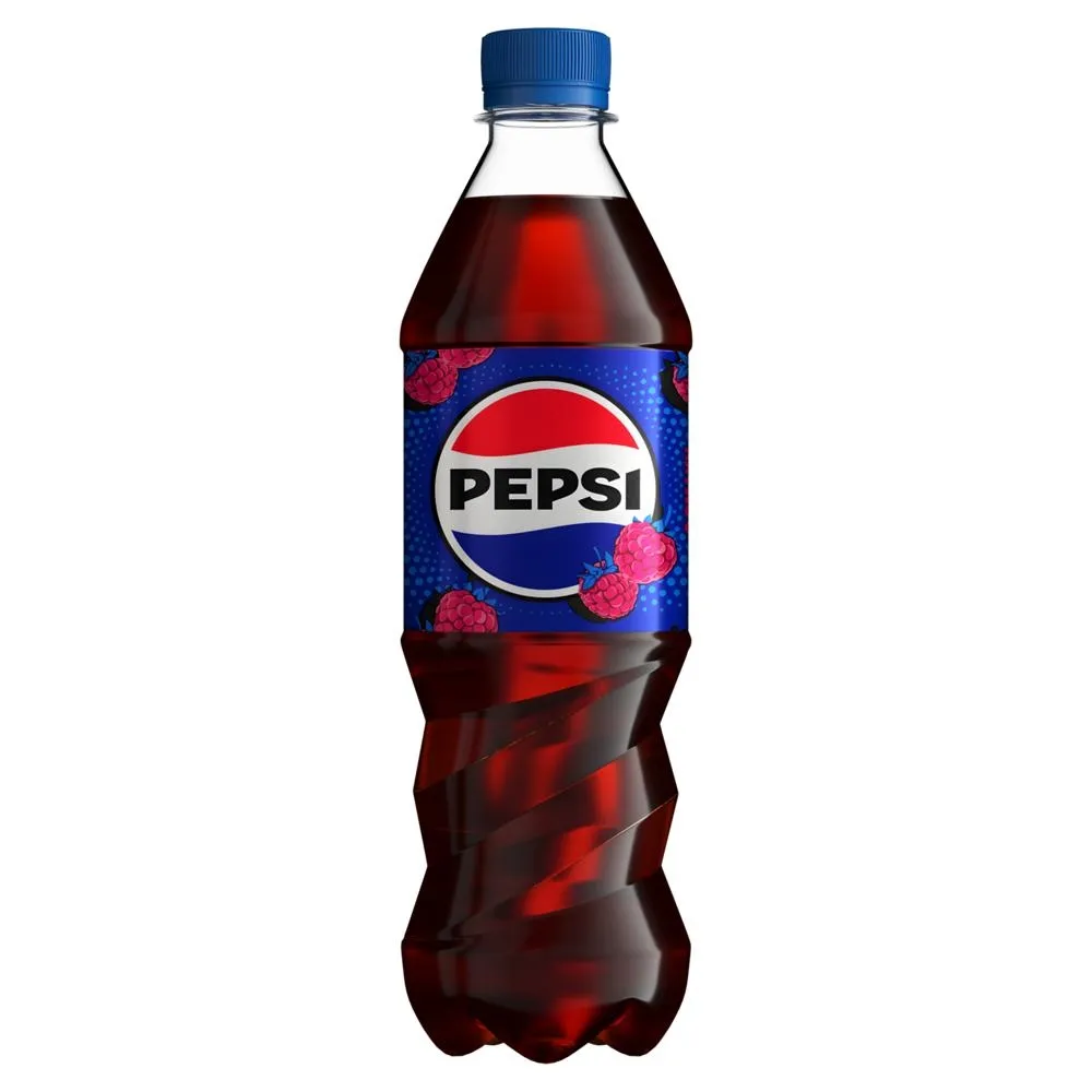 Pepsi-Cola Napój gazowany typu cola o smaku malinowym 500 ml