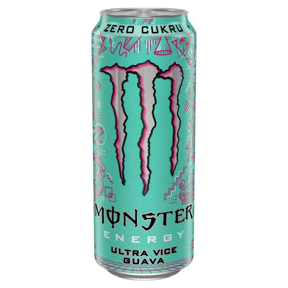 Monster Energy Ultra Vice Guava Gazowany napój energetyzujący 500 ml