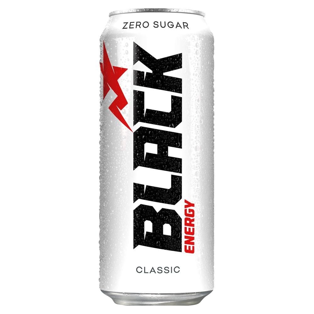 Black Energy Zero Sugar Classic Gazowany napój energetyzujący 500 ml