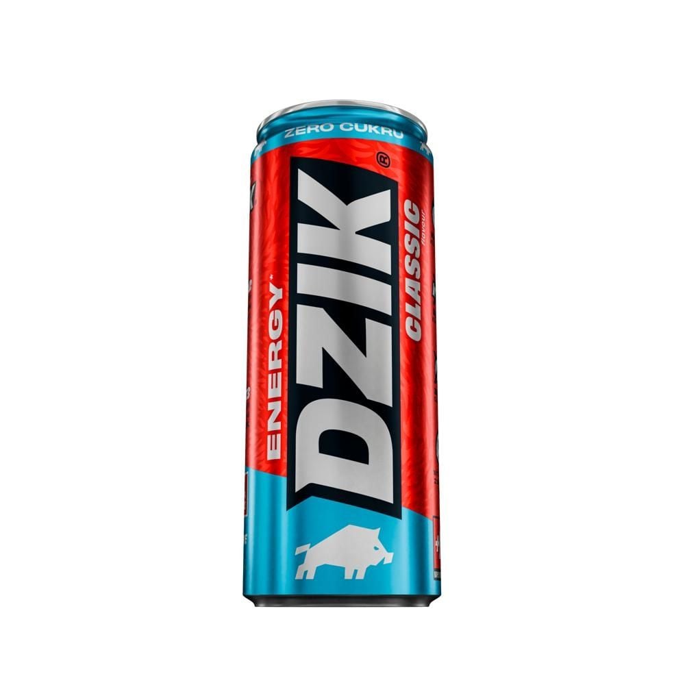 Dzik Energy Napój energetyzujący bez cukru 250 ml