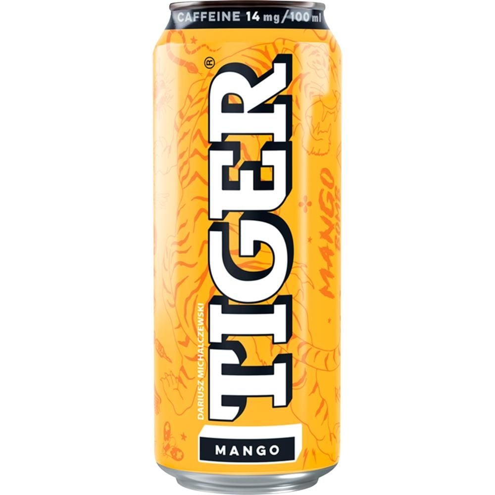 Tiger Gazowany napój owocowy mango 500 ml