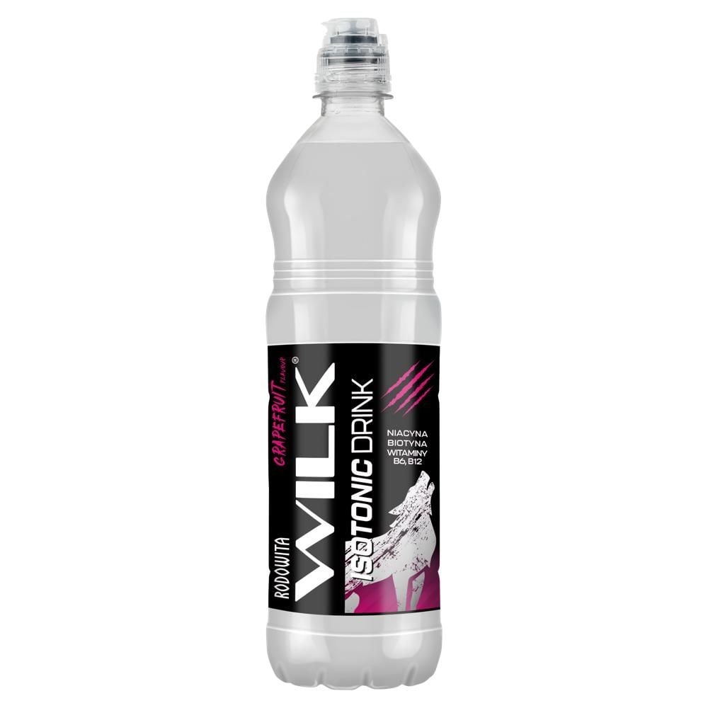 Rodowita Wilk Napój izotoniczny niegazowany o smaku grejpfrutowym 750 ml
