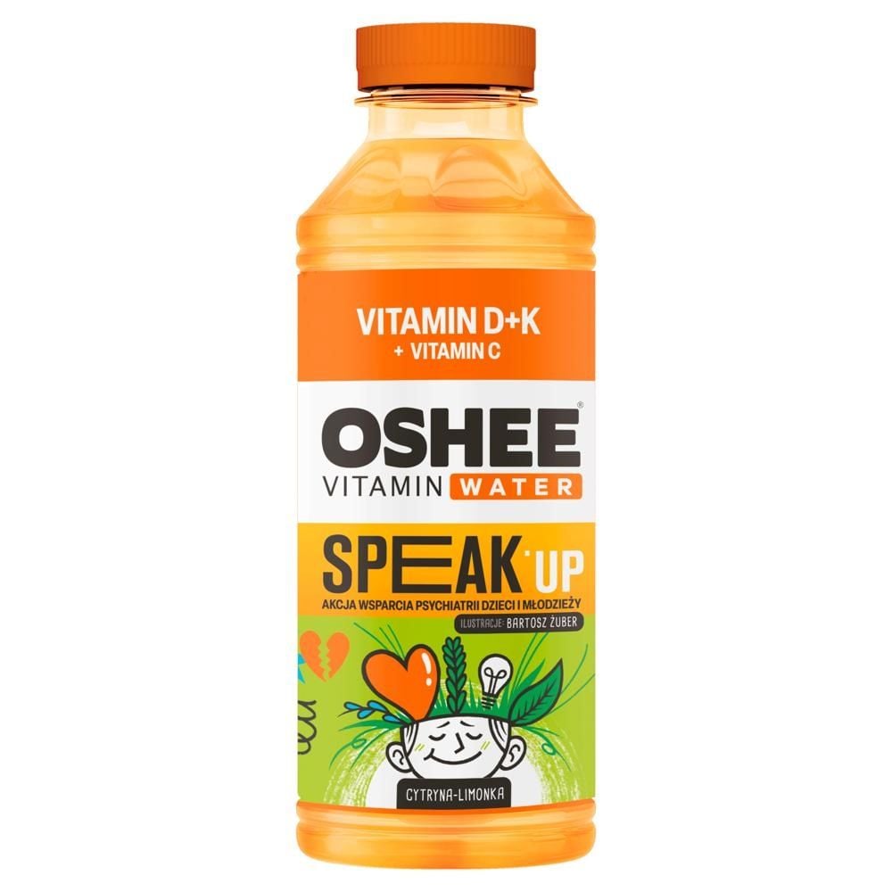 Oshee Vitamin Water Napój niegazowany cytryna-limonka 555 ml