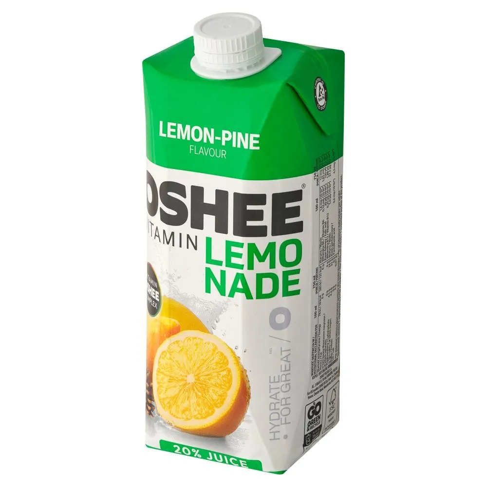 Oshee Vitamin Lemonade Napój niegazowany o smaku cytryny i sosny 750 ml