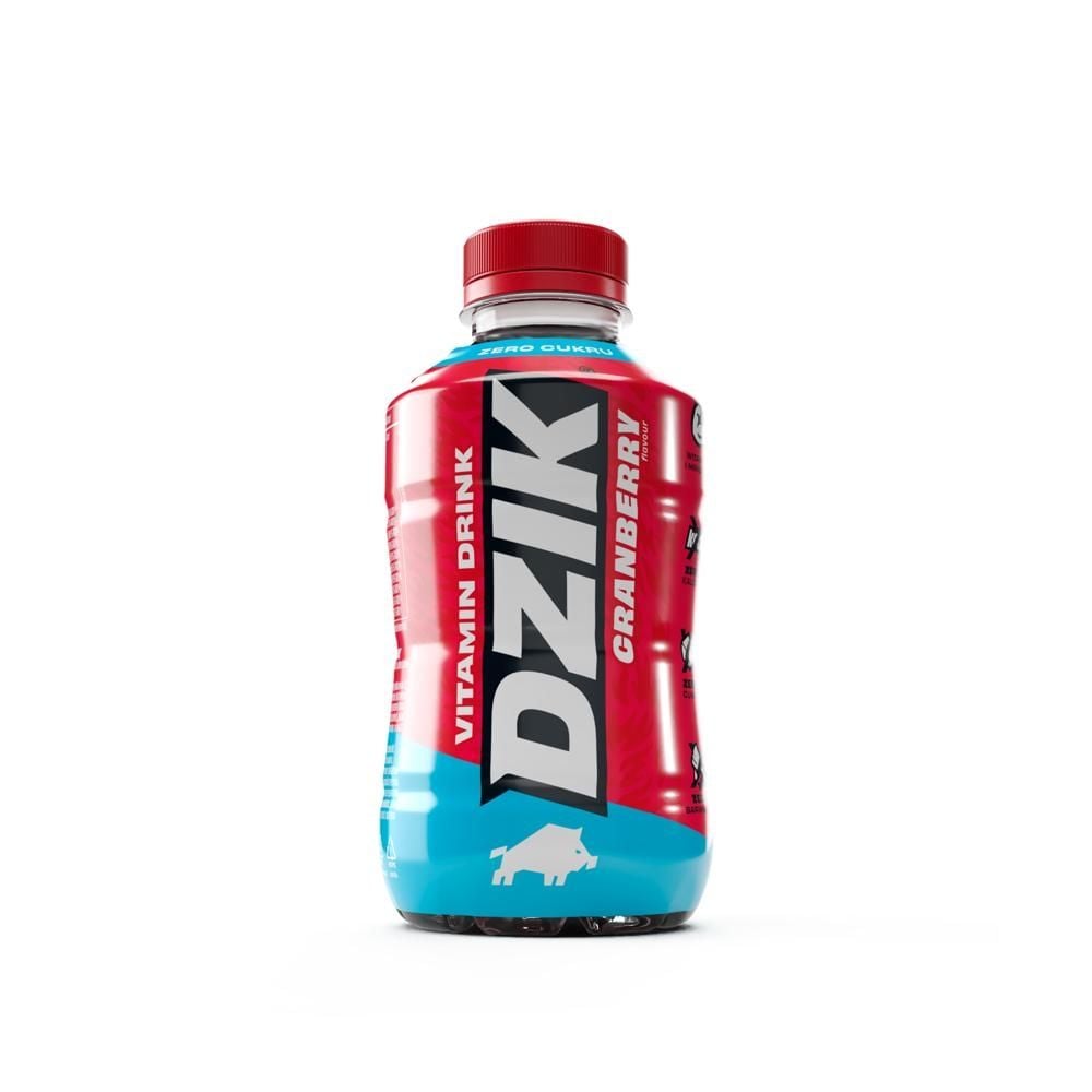 Dzik Vitamin Drink Napój niegazowany o smaku żurawinowym 500 ml
