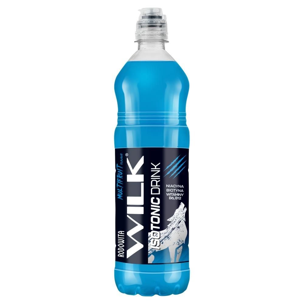 Rodowita Wilk Napój izotoniczny niegazowany o smaku wieloowocowym 750 ml