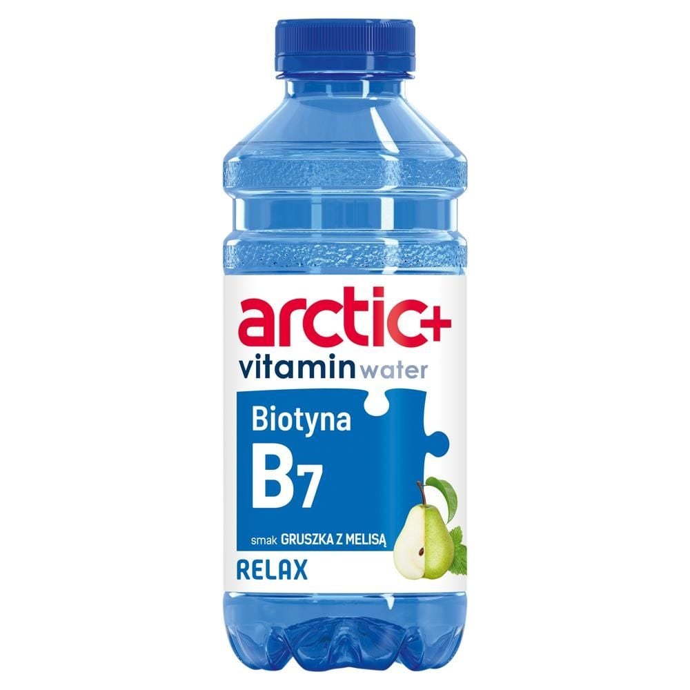 Arctic+ Vitamin Water Napój owocowy niegazowany smak gruszka z melisą 600 ml