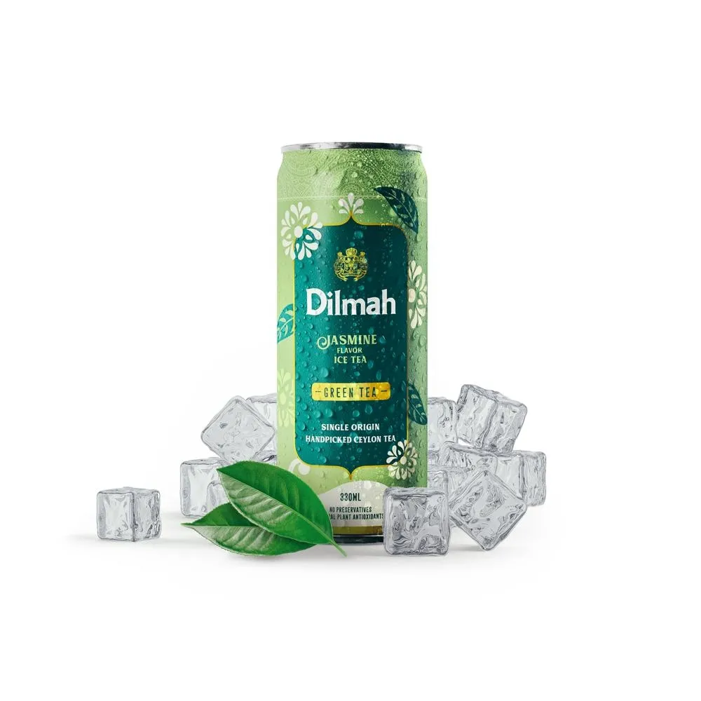 Dilmah Napój herbaciany o smaku jaśminowym z ekstraktem zielonej herbaty 330 ml