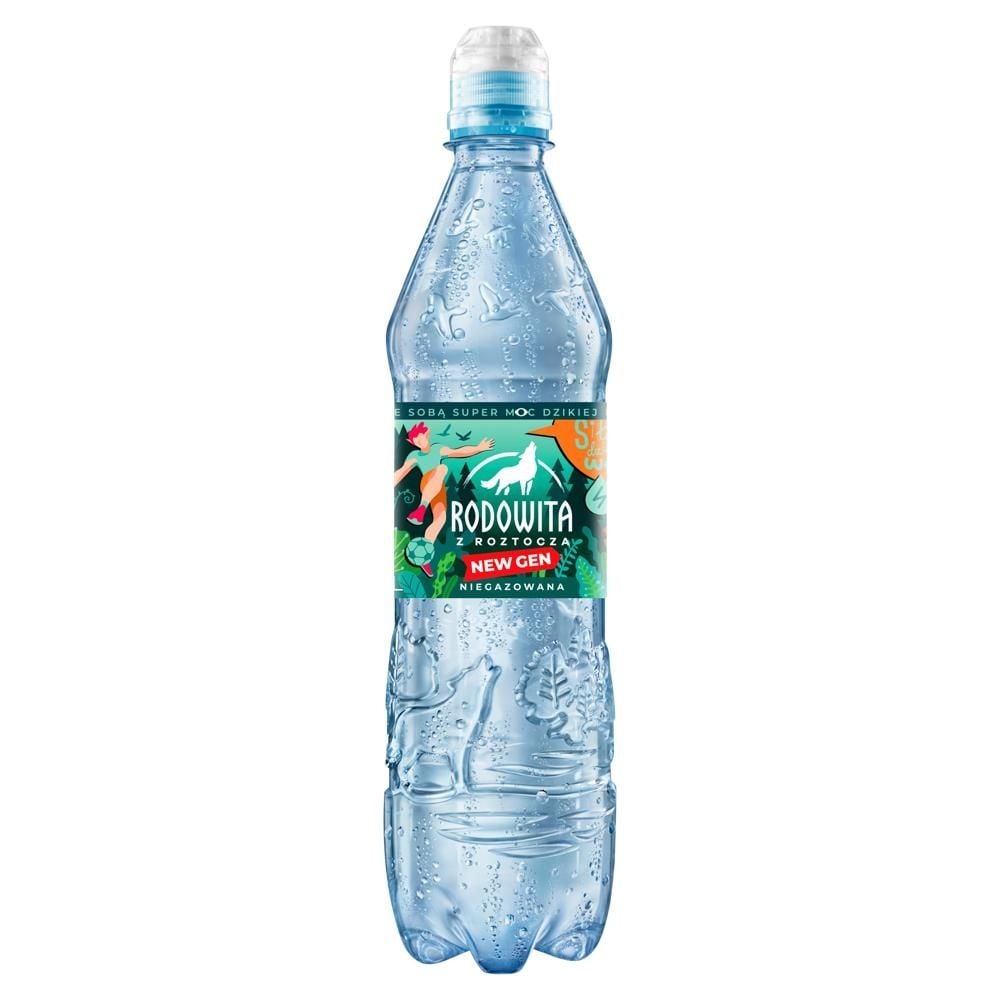 Rodowita z Roztocza New Gen Naturalna woda mineralna niegazowana 0,6 l
